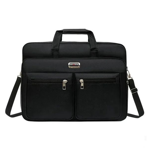 Laptoptaschen Einfache Tote Männer Business Aktentasche Handtasche Für 15,6 Zoll Laptoptaschen Große Kapazität Umhängetaschen Reise Notebook Messenger Bag 231205