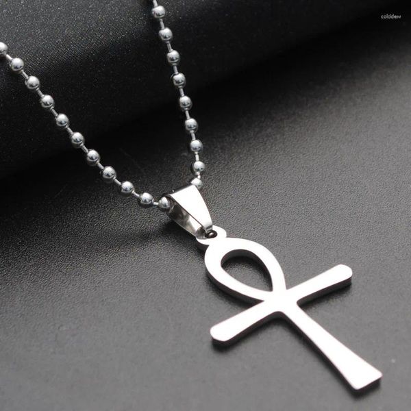 Anhänger Halsketten 30 stücke Edelstahl Mädchen Charakter Form Kreuz Segen Einfache Religion Christian Jesus Glaube Glück Halskette Schmuck