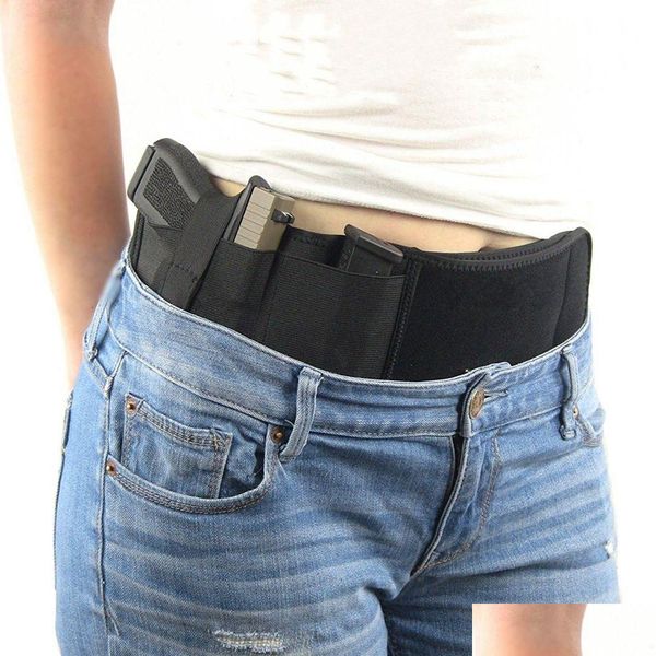 Cintos internos tático barriga arma coldre cinto escondido carry cintura pistola titular revista saco invisível cintura gota entrega dhulg