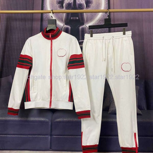 Testros de pista bordados masculinos de manga longa conjuntos de suéters de designer terno esportivo de beisebol de tamanho grande calça de algodão Homens Mulheres se set star1922