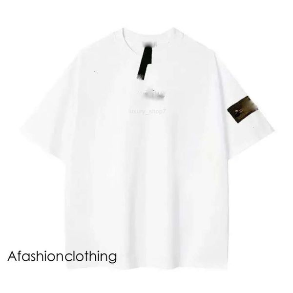 Herren T-Shirts Herren Tshits Design Scheiße Männer Stones Island T Scheiße CP Herren Sweatshit Compass Amband Cotton Shot Sleeve Tshit Long Pullove Luxus