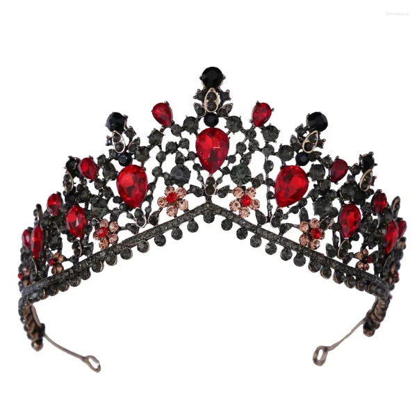 Fermagli per capelli Sposa Corona Tiara Lega intarsiata Strass Cristallo Accessori per abiti da sposa Stazione di vendita all'ingrosso Multi