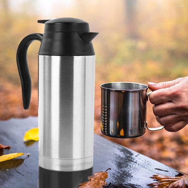 Wasserflaschen 12/24V Auto Wasserkocher Automatische Abschaltung 750ml Kessel Schnellkochtopf Beheizte Heizung Reisetasse