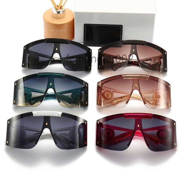Luxuriöse Designer-Suncloud-Sonnenbrille für Herren und Damen, Fahrradbrille, Mode, Strand, Tourismus, Sonne, halb umwickelt, gebogene Glasplatte MCZX