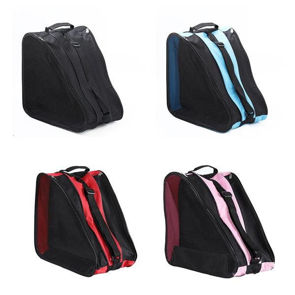 Acessórios de skate ao ar livre saco de sapato de patinação em linha patins de gelo saco de armazenamento saco respirável três camadas 38x38x32cm saco acessórios de skate 231206