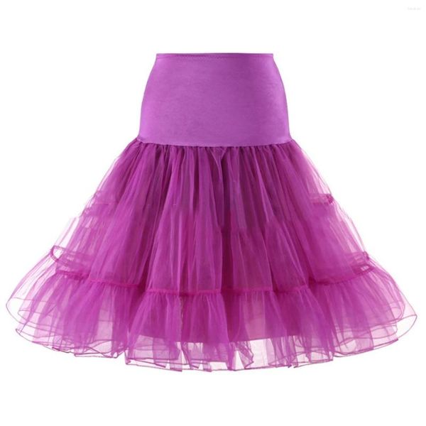 Röcke Damen 50er Jahre Vintage Tüll Petticoat Tutu Unterrock Damen Erwachsene Hohe Qualität Tanzen Kurze Taille Faltenrock