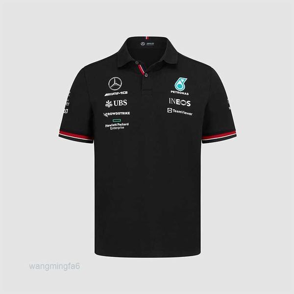 Erkek Tişörtleri Çalışan Giyim 2023 F1 McLaren Yarış Motosiklet Erkekler Polo Gömlek Hızlı Kuru Dağ Bisiklet Bisiklet Takım Yaz Kısa Kol T WJOE