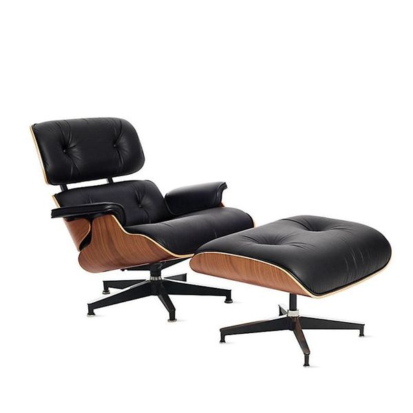 Mobília da sala de estar Eames Cowe Dermis Girar Rolling Chaise Lounge Nordic Único Designer Sofá Cadeira Simples Moderna Cadeiras de Lazer Dr Dho3G