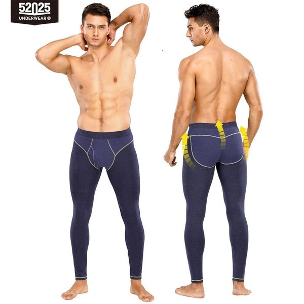 Intimo termico da uomo 52025 Leggings termici da uomo Vita larga Push Up Intimo termico in viscosa Collant Leggins morbidi e traspiranti Pantaloni termici Leggings 231206