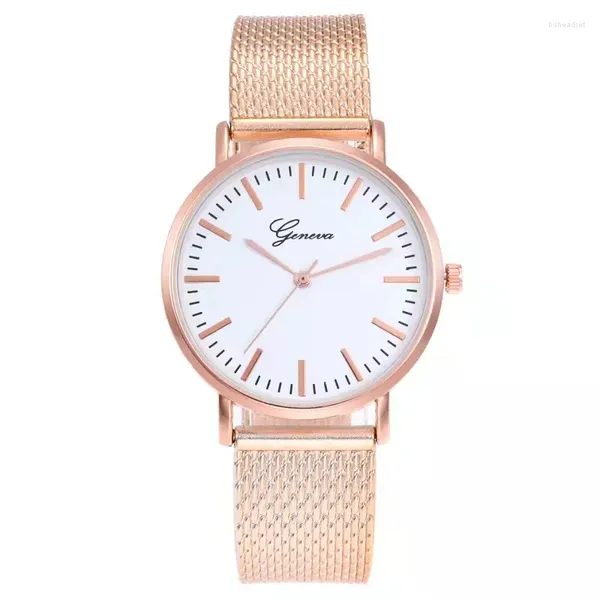 Orologi da polso Sdotter Moda Casual Orologio da donna di alta qualità ambientale Cinturino ultra sottile Orologio al quarzo semplice Abbigliamento da donna per studenti