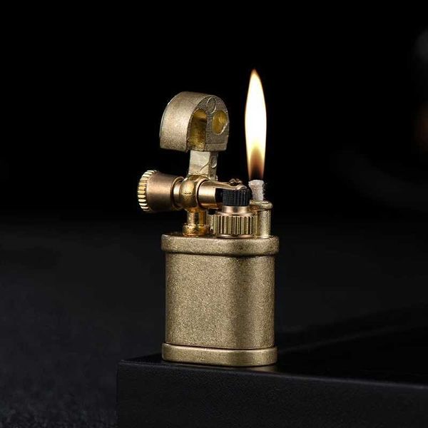 Vintage Retro Flint Petr Ölfeuerzeug Metall Ungewöhnliche Kerosin Survival Gadgets Herren Raucherzubehör Sammlung Geschenke