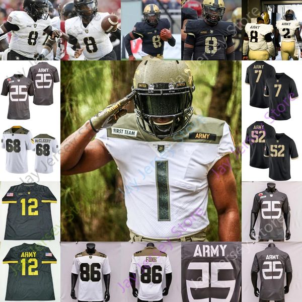 American Wear NOVAS Jerseys Exército Black Knights Football Jersey NCAA College Jakobi Buchanan Tyrell Robinson Wilson Catoe Isaiah Alston Jon Rha