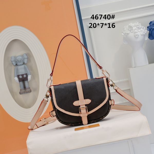 Saumur BB handtas exclusief online debuut M46740 vrouwelijke ontwerper nieuwe onderarm schoudertas lederen clutch luxe crossbody tas make-up tas