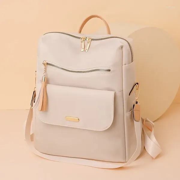 Bolsas escolares Trendência de mochila feminina de alta qualidade Trendência 2024 Tamels versáteis casuais Design Ladies Bolsas para Mujeres