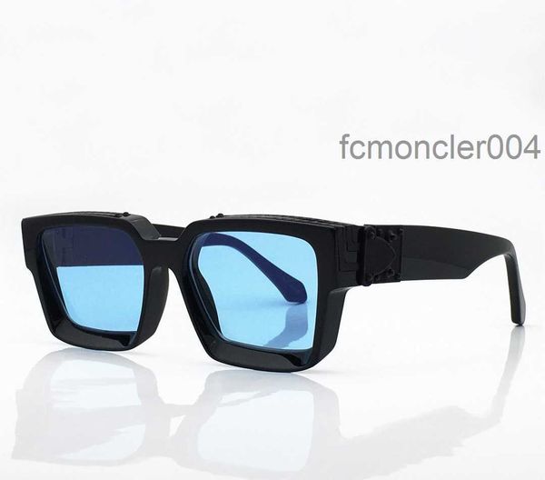 Солнцезащитные очки миллионера для мужчин женские квадратные винтажные классические модные авангардирующие стаканы 1165 топ-анти-ультравиолет поставляются с коробками и сумочками ujy4