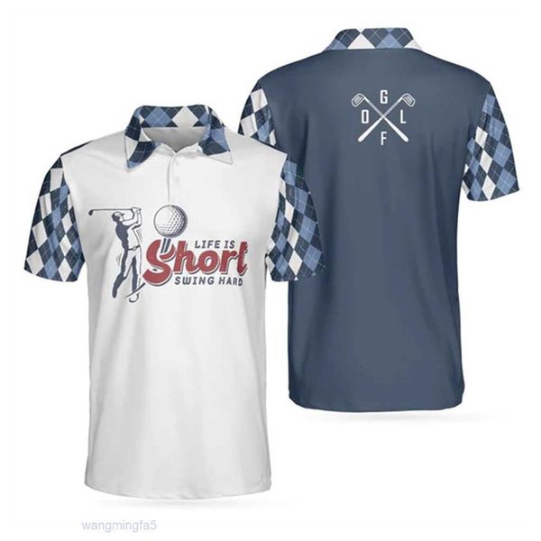 Erkek Tişörtler Jogging Giyim Erkekler Moda Baskılı Polo Açık Kısa Kollu Golf Jersey F4 Yarış Hızlı Nefes Alabilir Sıradan Gömlek ZW67