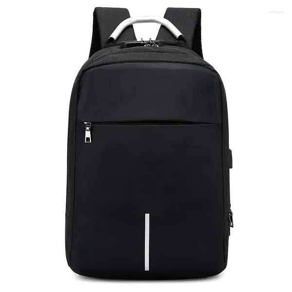 Mochilas escolares masculinas, mochilas para laptop anti-roubo, mochila de viagem, grande capacidade, negócios, carga usb, ombro de estudante