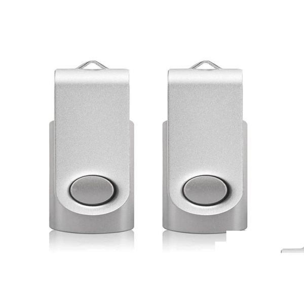 Altre unità di archiviazione Sier 32Gb USB 20 Flash Pendrive girevole girevole con pollice 16Gb Memory Stick pieghevole per computer portatile Libro Tablet Dhcg5