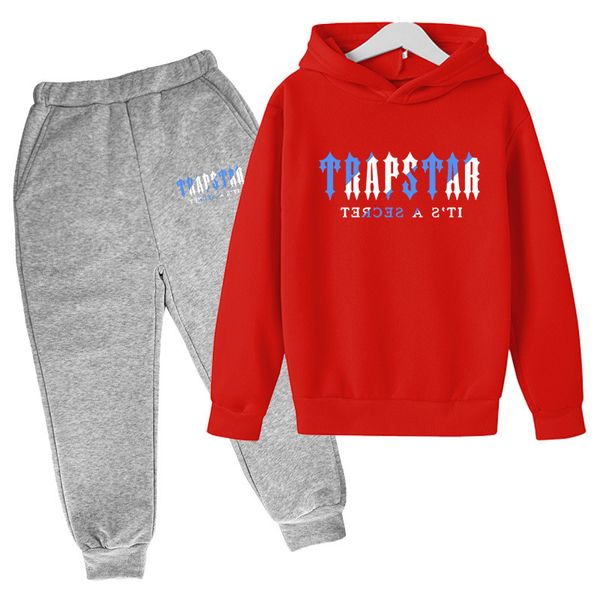 Felpe firmate uomo Tuta Europa e Stati Uniti moda nuovi abbigliamento per bambini autunno e inverno felpa con cappuccio in due pezzi abbigliamento sportivo moda occidentale z6