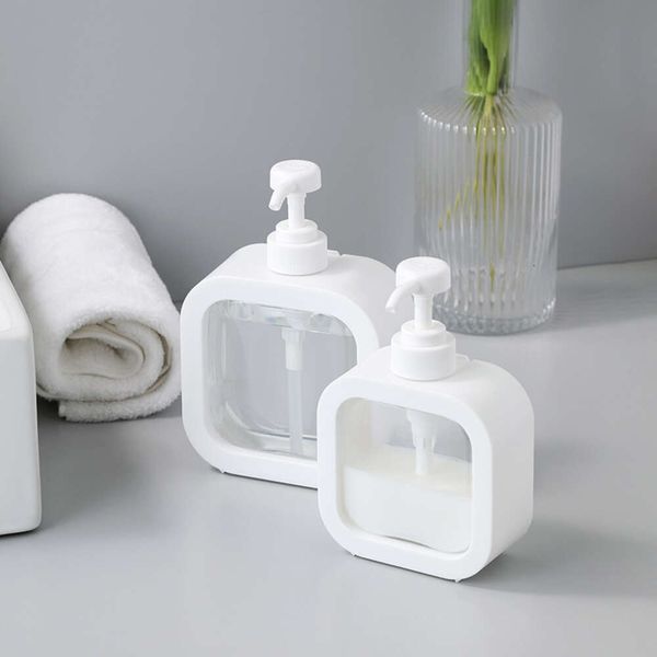 Novo dispensador de sabão líquido dispensador de loção de viagem saboneteira de mão garrafa de sabão shampoo do banheiro gel de banho tipo imprensa garrafa de armazenamento de sabão de cozinha