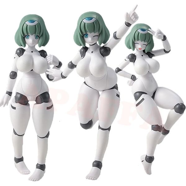 Aktionsspielfiguren 13 cm Polynian FLL Janna Anime Girl Figur Roboter Neoanthropinae Polynian Actionfigur Erwachsene Sammlerstück Modell Puppenspielzeug 231207