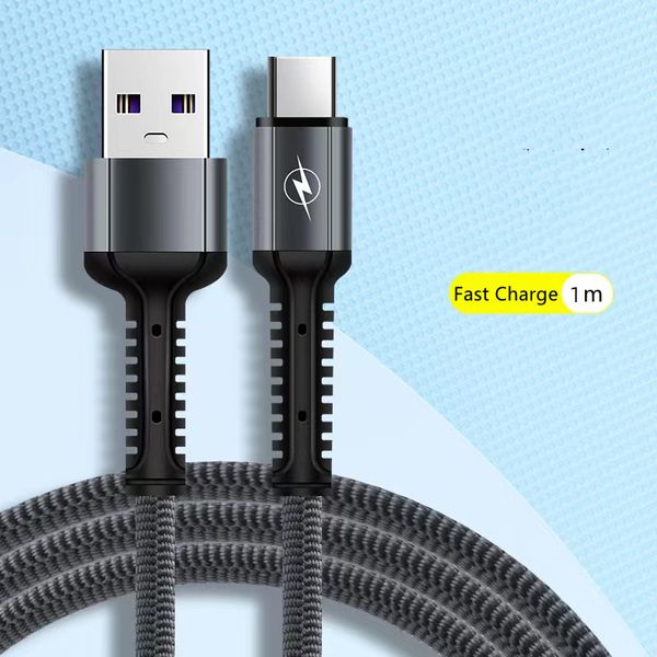 Hızlı USB C Kablosu 3A Micro USB Tip C Veri Kablosu Samsung LG Moto Huawei Xiaomi Power Bank Cep Telefon Tip C Kablosu