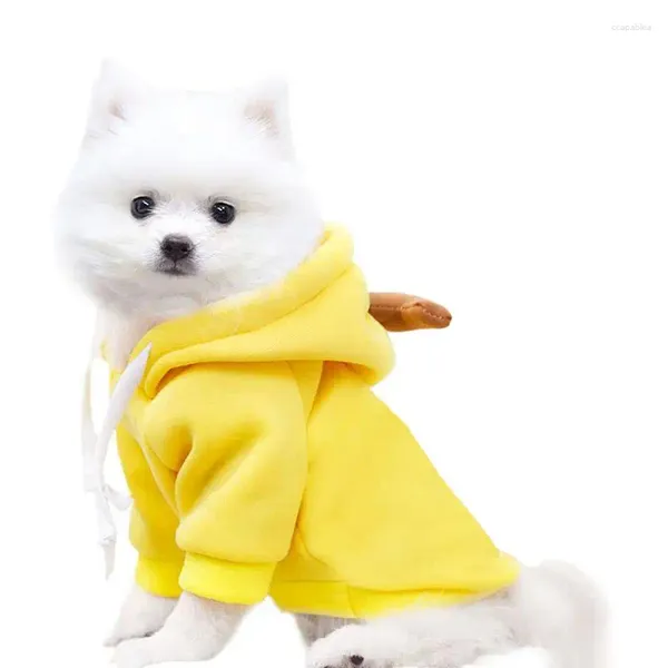 Vestuário para cães Jaqueta de inverno Plus Velvet Pet Hoodie Roupas na moda Suprimentos aconchegantes para exercícios de caminhada de cachorrinhos