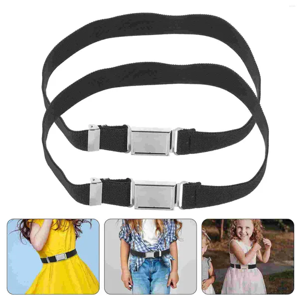 Cinture 2 pezzi Cintura decorativa per bambini Fornitura uniforme magnetica per la vita per ragazza ragazzo