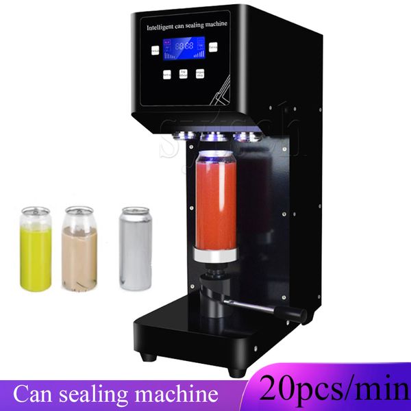 Máquina seladora de bebidas para bebidas, selador de latas para animais de estimação, leite, chá, café, 220v, 110v