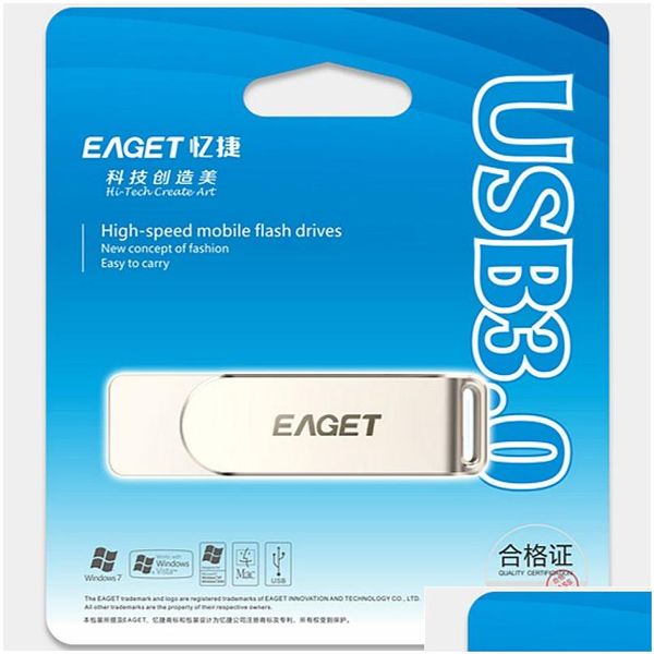 Diğer Sürücüler Depolar 256GB Pen Drive USB Flash 128GB Şık Pendrive Metal Kılıf Bellek Çubuk Diski F60 F70 F80185H DRAP TESLİMİ Comp Dhlkm