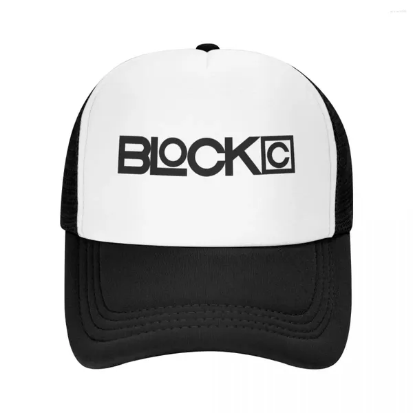 Ball Caps BlockC Logo Schwarz Baseball Kappe Militär Mann Hut Anime Nette Frauen