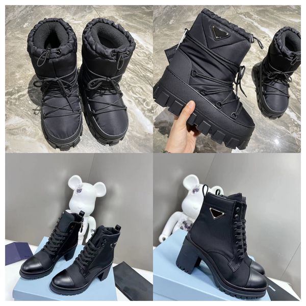 10A Tasarımcı Lüks Botlar Erkek Kadın Ayakkabı Platformu İnce Base Konfor Kabartmalı Patent Deri Katırlar Bakır Üçlü Siyah Pembe Fildişi Kış Moda Botları Dhgate