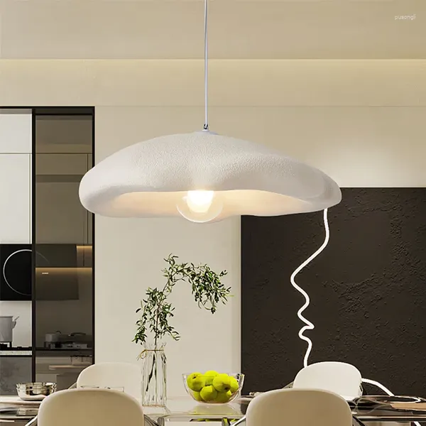 Lampade a sospensione Ristorante Wabi Sabi Lampadari a LED Illuminazione per soggiorno Sala da pranzo Cucina Decorazioni per la casa Sospensione sospesa