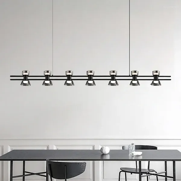 Kronleuchter im italienischen Stil, minimalistische Restaurant-Pendelleuchte, komplett aus Kupfer, kreativer High-End-Tisch, nordischer Designer-LED