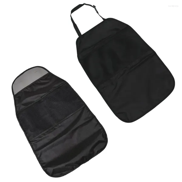 Capas de assento de carro 2 pcs Anti Kick Pad Acessórios Interior Guarda Prático Destacável Voltar para BabyToddlers Protetor Lavável Universal