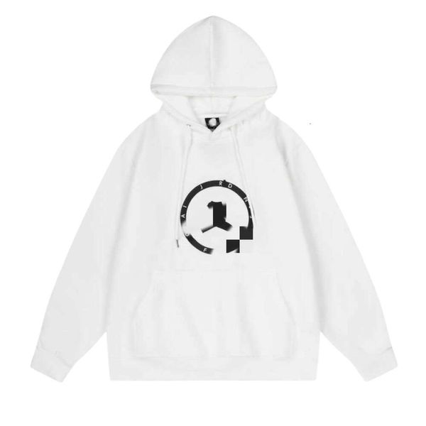 Offes Designer Hoodie Branco Top Quality Mulheres Hoodies Clássico Co-branded Aj Hoodie Ow Edição Limitada Mens e Mulheres Pulôver Suéter de Algodão Puro