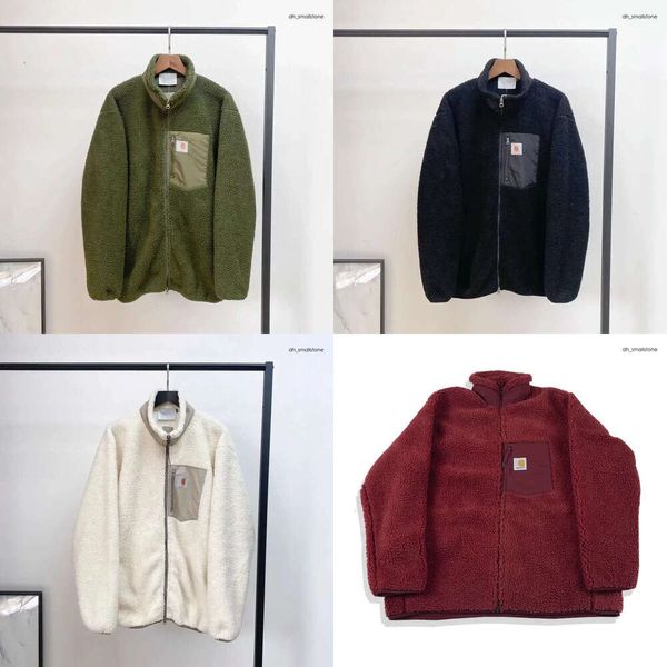 Carhart jaqueta carhart casacos dos homens jaquetas designer jaqueta de lã grosso quente para baixo clássico casal modelos cashmere velo casal casaco de inverno