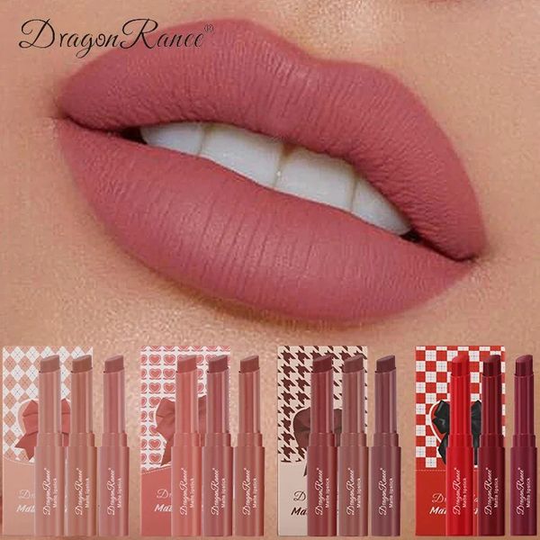 Rossetto 13 pezzi Pastello nudo Matita opaca a lunga durata Set impermeabile 24 ore Idratante per labbra Colorazione Tinta Stick 231207