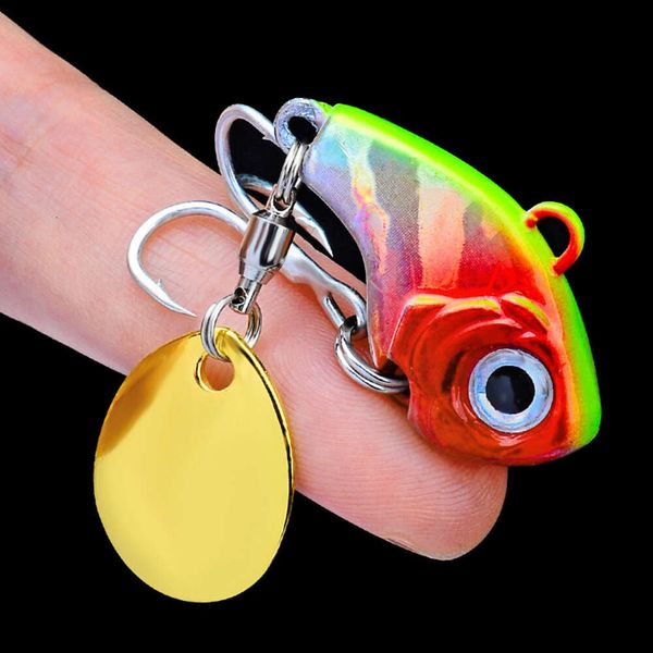 Nuove esche esche 5g 10g 14g metallo Mini VIB cucchiaio Spin paillettes richiamo attrezzatura pin esca dura Crankbait vibrazione Spinner affondamento pesca Jerkbait