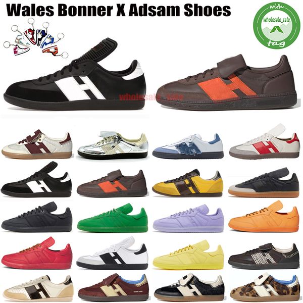 País de Gales Bonner Pônei Tonal Creme Branco Prata Núcleo Preto DESPORTIVO Rico Designer Skate Sapatos Vermelho Branco Verde Homens Mulheres Esportes Baixo Sapatilhas 36-45