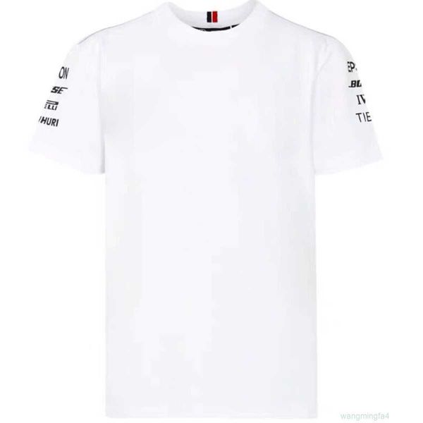 Camisetas masculinas ao ar livre camisetas F1 Williams Racing Speed Redução de manga curta Top Ciclismo Terno Masculino e Cross-Country Straight Ggdx