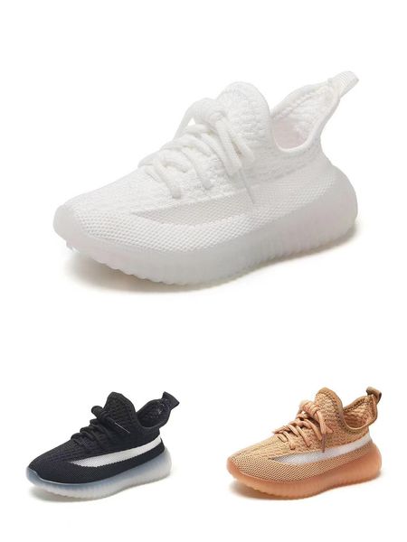 scarpa per bambini colore bianco moda per bambini scarpe da ginnastica da corsa invernali neonate scarpe da calcio per bambini all'aperto inviate con scatola