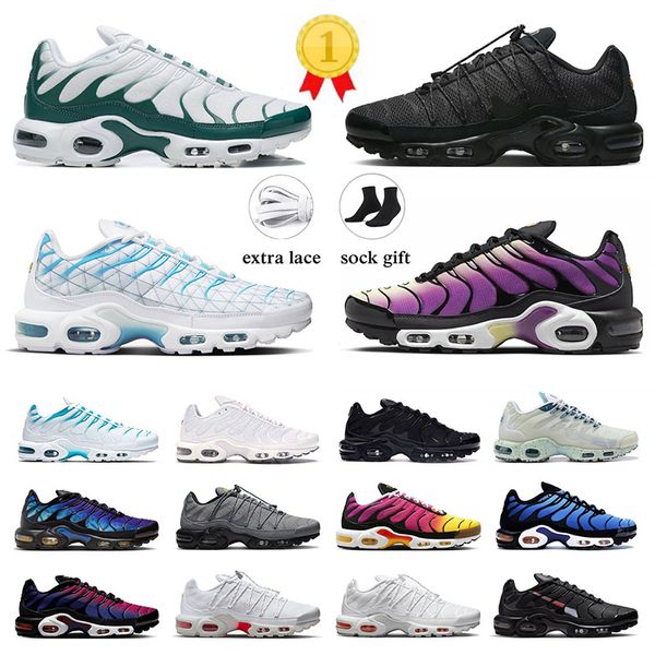 Nike Tn Plus Air Max Tn Airmax Terrascape Men Women Running Shoes Tns 25th Anniversary Utility Triple Black White Pink【Code ：L】Unity Mens Trainers Sneakers