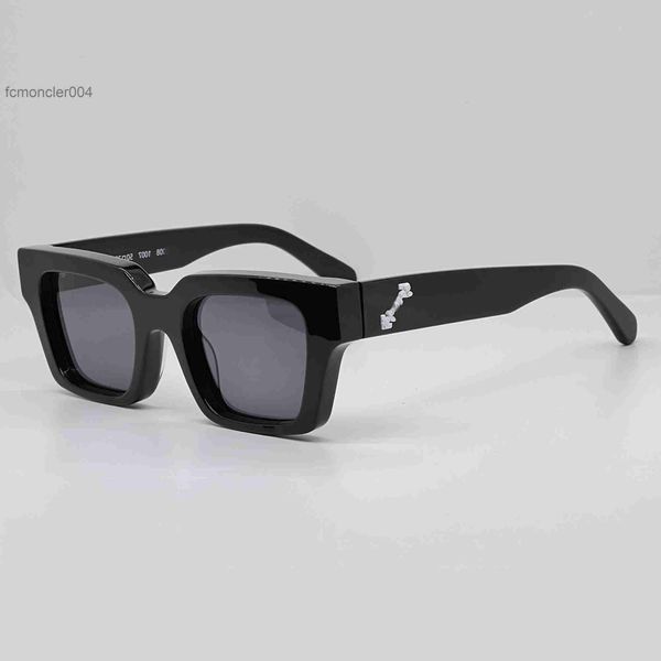 Hot 008 gepolariseerde designer zonnebril voor heren dames heren cool mode klassiek dikke plaat zwart wit frame luxe brillen heren zonnebril uv400 met orig 36SW