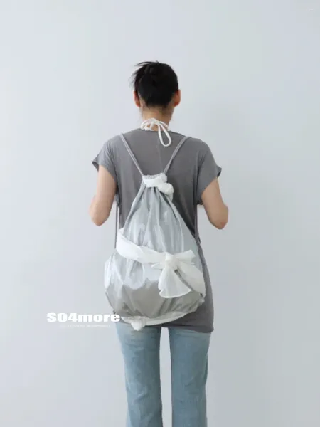 Школьные сумки корейский серебряный балетный балет женский рюкзак для бабочки ниша.