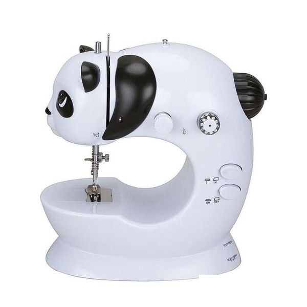 Mobília da sala de estar Fanghua Mini Panda Costura Hine Household Mtifunction Double Thread e Speed -Arm Crafting Remendar Drop Delivery Dh67X