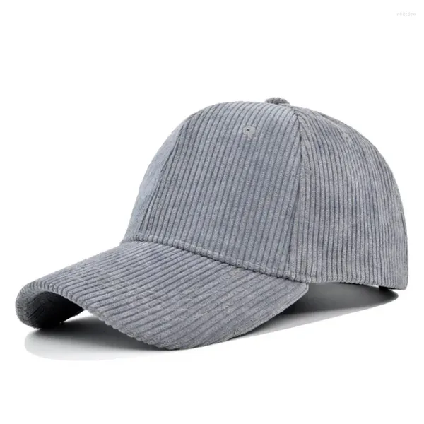 Bonés de bola Chapéu de beisebol de inverno elegante unisex com fivela ajustável longa borda enrolada proteção solar pico boné para