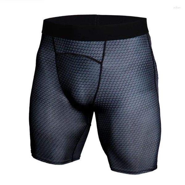 Vestuário de motocicleta ginásios secagem rápida magro ajuste shorts leggings roupas dos homens calças justas compressão curto fitness musculação calças