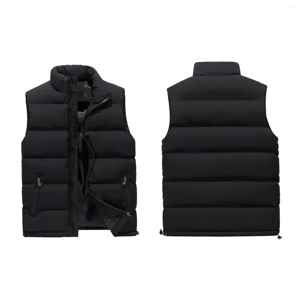 Gilet da uomo Gilet casual in piumino per uomo senza maniche imbottito Bubble School Office Daily