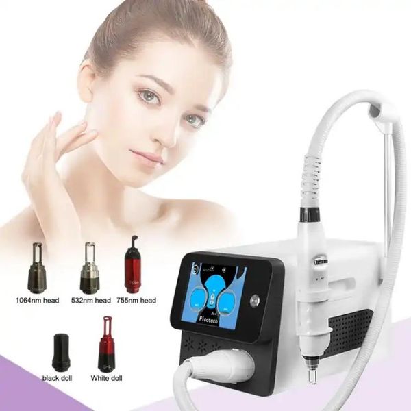 Mais novo profissional picosecond laser máquina de remoção de tatuagem picolaser cicatriz pigmento removedor salão de beleza uso equipamentos beleza fda aprovado